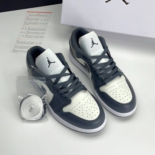 نایک ایر جردن وان لو دارک گری NIKE AIR JORDAN 1 LOW DARK GRAY