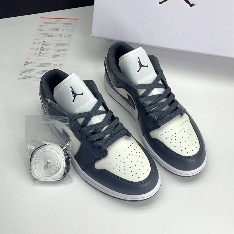 نایک ایر جردن وان لو دارک گری NIKE AIR JORDAN 1 LOW DARK GRAY