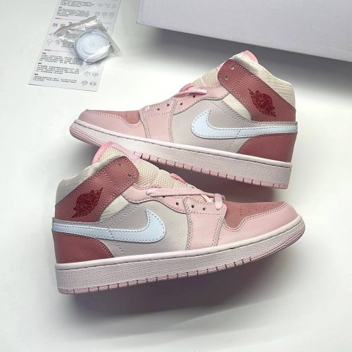 نایک ایر جردن وان ساقدار صورتی-دیجیتال پینک NIKE AIR JORDAN 1 HIGH DIGITAL PINK