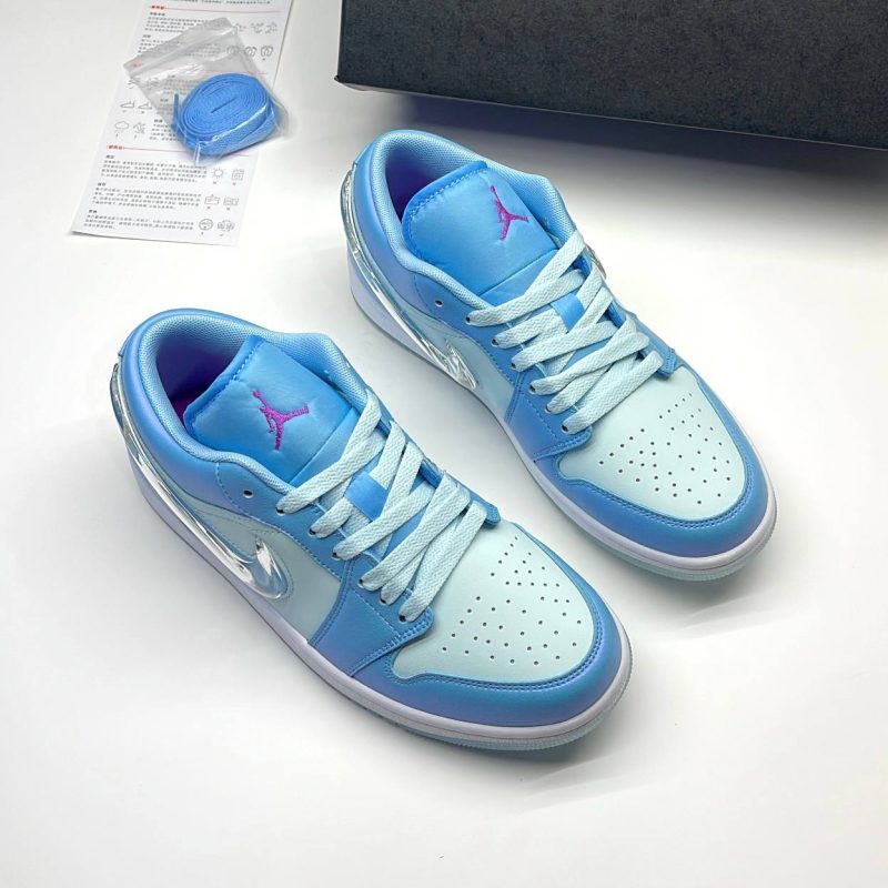 نایک ایر جردن وان لو آکواریوم آبی NIKE AIR JORDAN 1 LOW AQUARIUS BLU