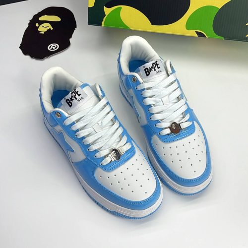 بیپ استا سفید آبی BAPE STA