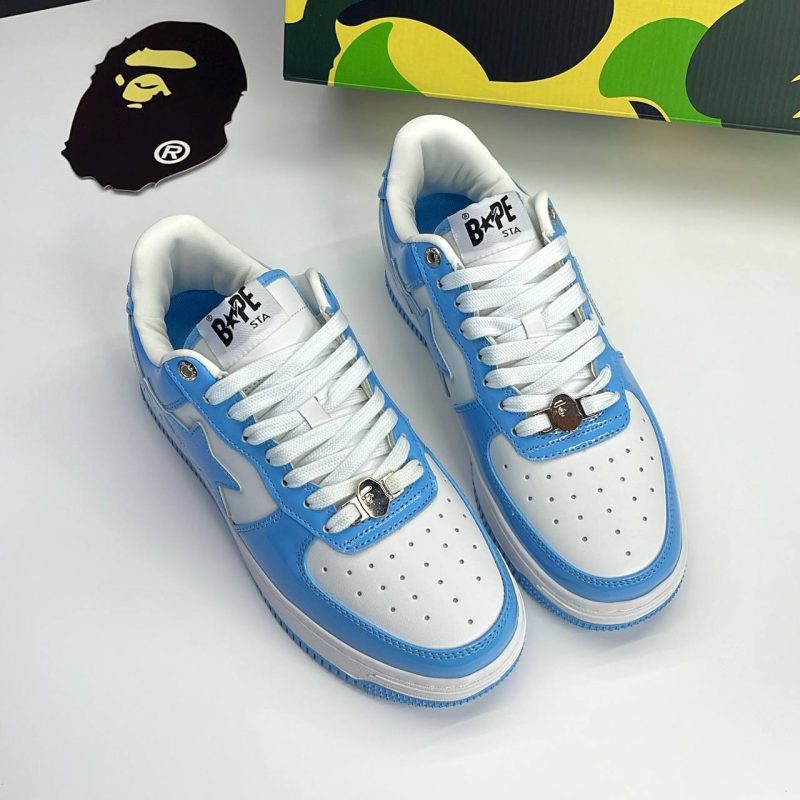 بیپ استا سفید آبی BAPE STA