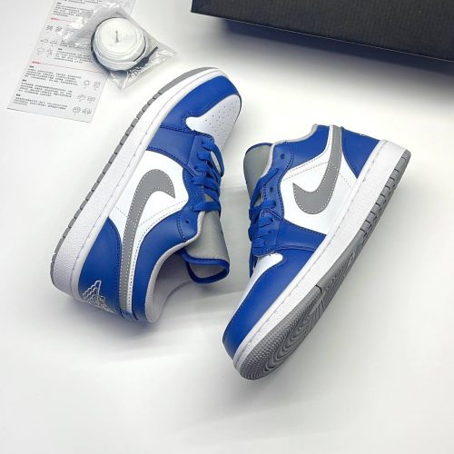 نایک ایر جردن وان لو ترو بلو NIKE AIR JORDAN 1 LOW TRUE BLUE