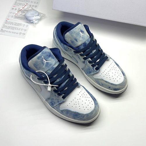 نایک ایر جردن وان لو واشد دنیم NIKE AIR JORDAN 1 LOW WASHED DENIM