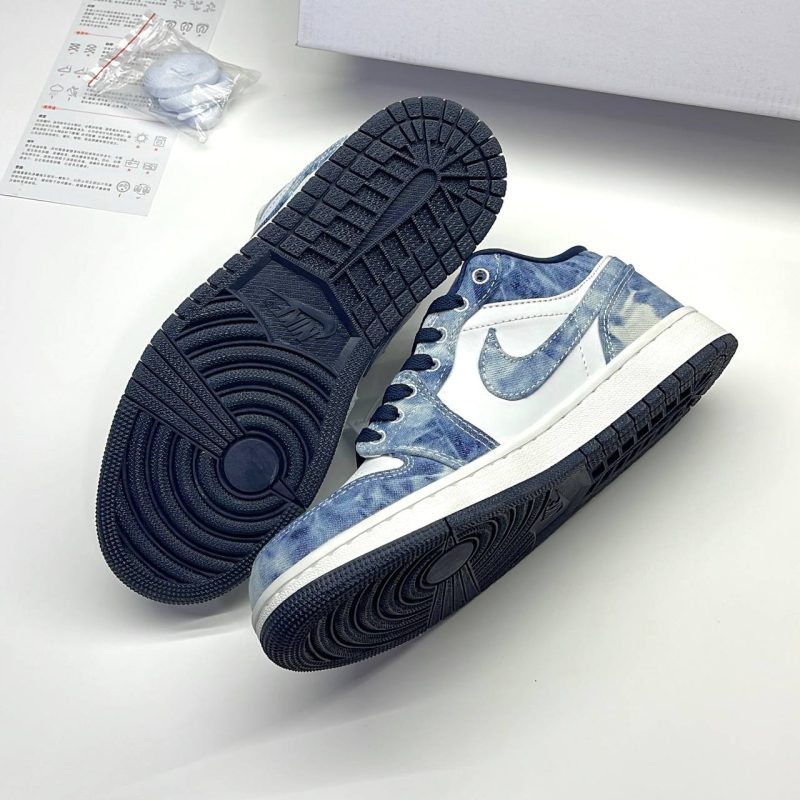 نایک ایر جردن وان لو واشد دنیم NIKE AIR JORDAN 1 LOW WASHED DENIM