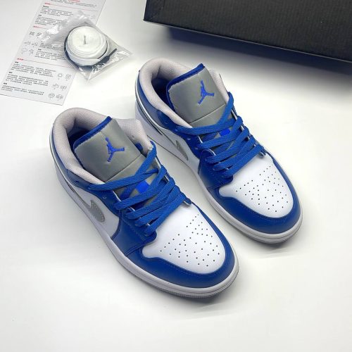 نایک ایر جردن وان لو ترو بلو NIKE AIR JORDAN 1 LOW TRUE BLUE