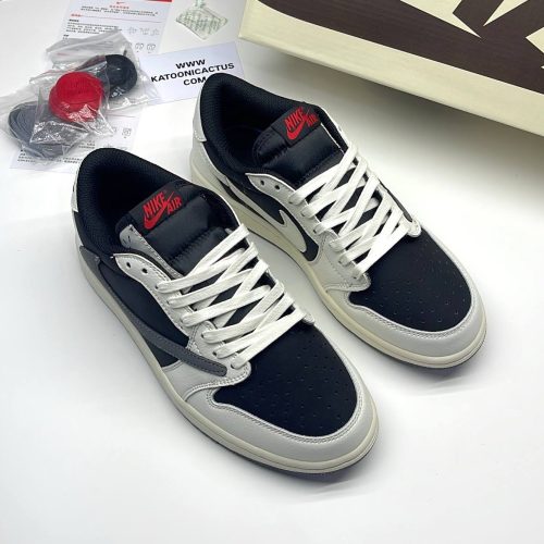 نایک ایر جردن وان لو تراویس کرم طوسی NIKE AIR JORDAN 1 LOW TRAVIS SCOTT