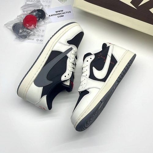 نایک ایر جردن وان لو تراویس کرم طوسی NIKE AIR JORDAN 1 LOW TRAVIS SCOTT