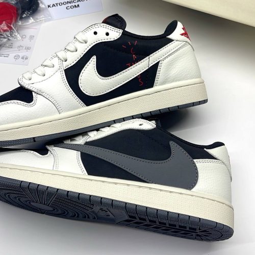 نایک ایر جردن وان لو تراویس کرم طوسی NIKE AIR JORDAN 1 LOW TRAVIS SCOTT
