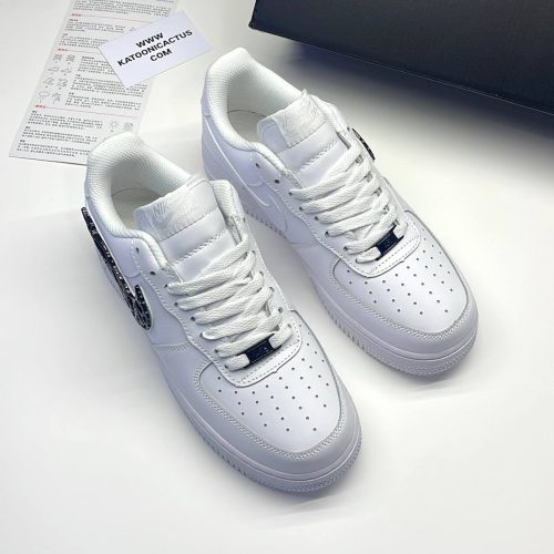 نایک ایرفورس وان مولتن متال سفید مشکی NIKE AIR FORCE 1 MOLTEN METAL