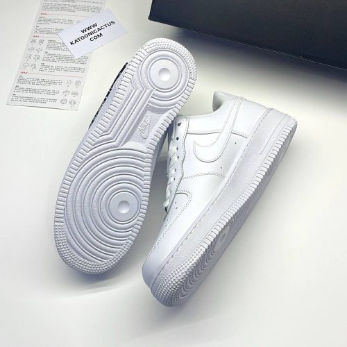 نایک ایرفورس وان مولتن متال سفید مشکی NIKE AIR FORCE 1 MOLTEN METAL