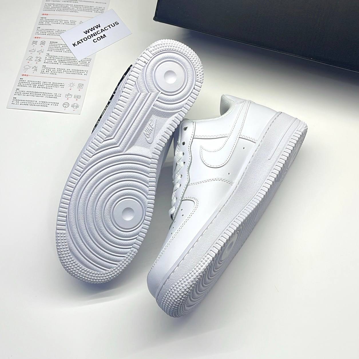 نایک ایرفورس وان مولتن متال سفید مشکی NIKE AIR FORCE 1 MOLTEN METAL