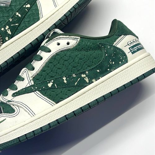 نایک ایر جردن وان لو تراویس سوپریم گوچی NIKE AIR JORDAN 1 LOW TRAVIS SCOTT X GUCCI X SUPRIM