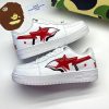 بیپ استا شارک سفید BAPE STA SHARK