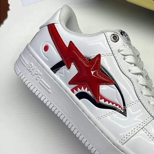 بیپ استا شارک سفید BAPE STA SHARK