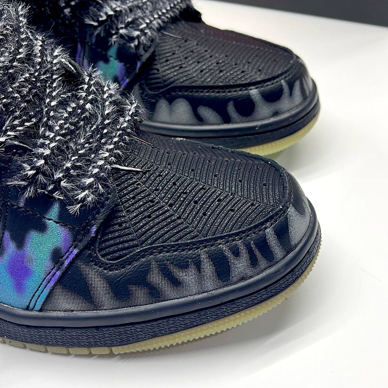 نایک ایر جردن وان ساقدار فورتون فلای هالووین NIKE AIR JORDAN 1 HIGH FORTUNE FLY HALLOWEEN