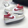 نایک ایر جردن وان لو طوسی قرمز NIKE AIR JORDAN 1 LOW ‌LIGHT IRON ORE/GYM RED
