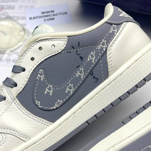 نایک ایر جردن وان لو تراویس اسکات نورث فیس NIKE AIR JORDAN 1 LOW TRAVIS SCOTT X NORTH FACE