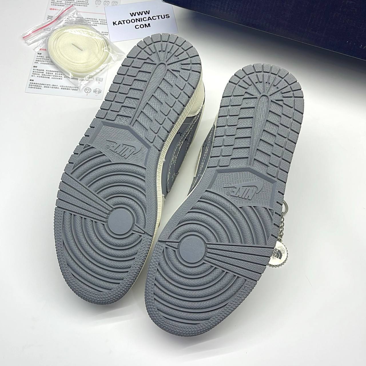 نایک ایر جردن وان لو تراویس اسکات نورث فیس NIKE AIR JORDAN 1 LOW TRAVIS SCOTT X NORTH FACE